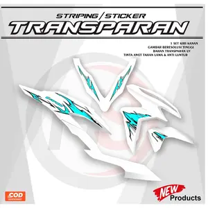 COD/STICKER STRIPING TRANSPARAN VARIASI MOTOR HONDA VARIO GEN 1 LED NEW MOTIF TERBARU GEN 1 H99 TRANSFARAN UV