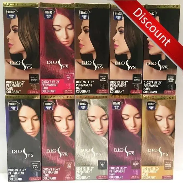 Pewarna Rambut Diosys EE-ZY Permanen 45mL - Cat Rambut Semir Diosys