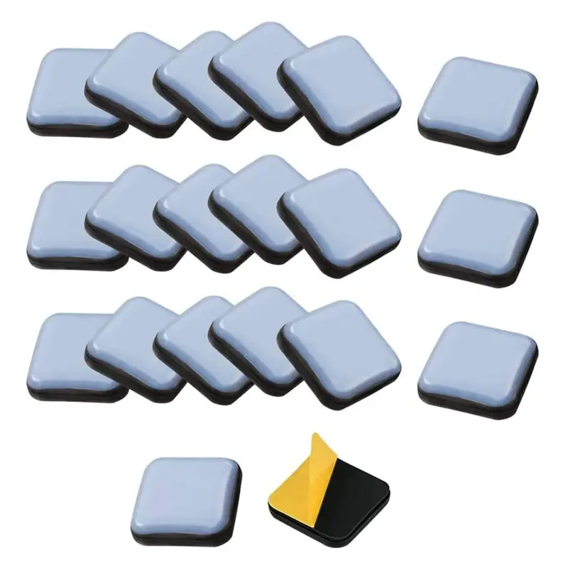 ✪ 20 Pcs Furniture Sliders Heavy Duty Chair Leg Floor Protectors Movers Noise Reduction Furniture Pads Chair Gliders