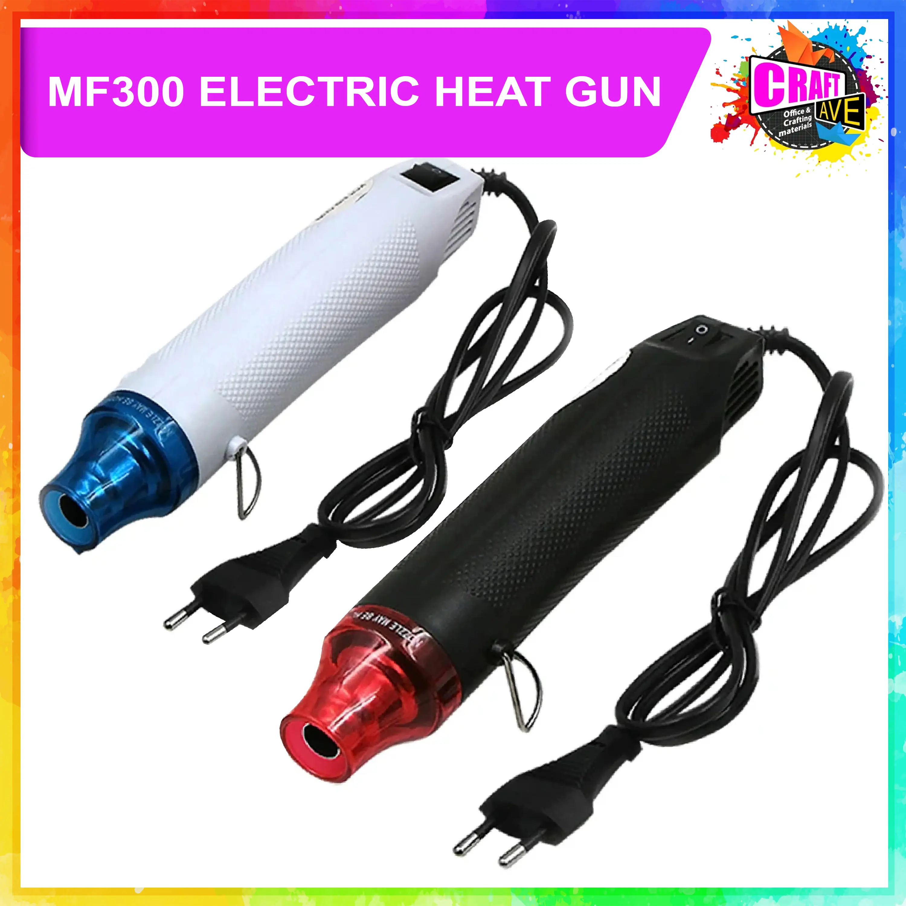 Electric Heat Gun MF300 with Supporting Seat DIY Tool