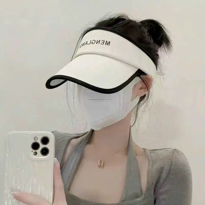 mũ lưỡi trai đội nửa đầu che nắng chống tia cực tím mẫu mới mùa hè năm nay Nữ