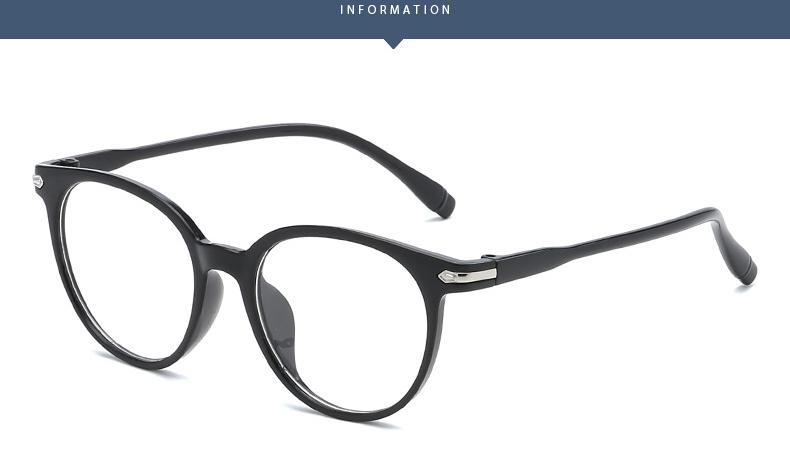 Product Introduction of New Arrival Computer Glasses Frame Women Men Anti Blue Light Round Eyewear Blocking Glasses Optical Spectacle Eyeglass 9