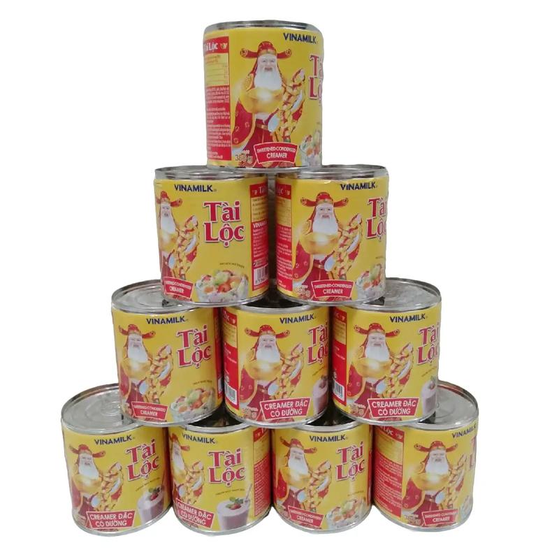  10 lon sữa đặc có đường vinamilk Tài Lộc  mỗi lon 380g 