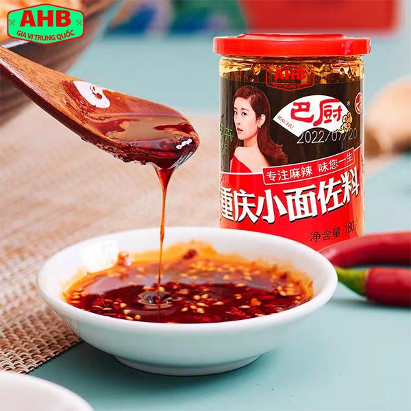 Sốt Trộn Mỳ Tê Cay Trùng Khánh Hũ 180g - Gia Vị Trung Quốc 1