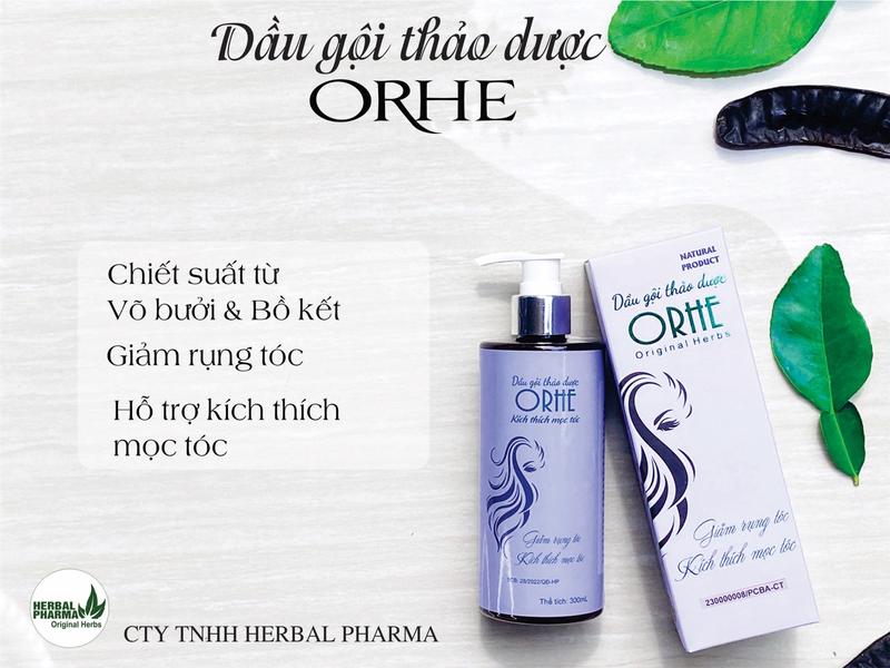 DẦU GỘI THẢO DƯỢC GIẢM RỤNG TÓC, HỖ TRỢ MỌC TÓC ORHE 1