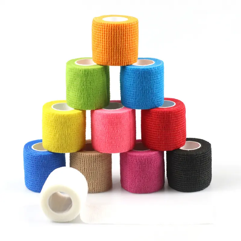 Sports Elastic Bandage Outdoor Self-Adhesive Bandage Customized Elastic Non-Woven Bandage Self-Adhesive Bandage