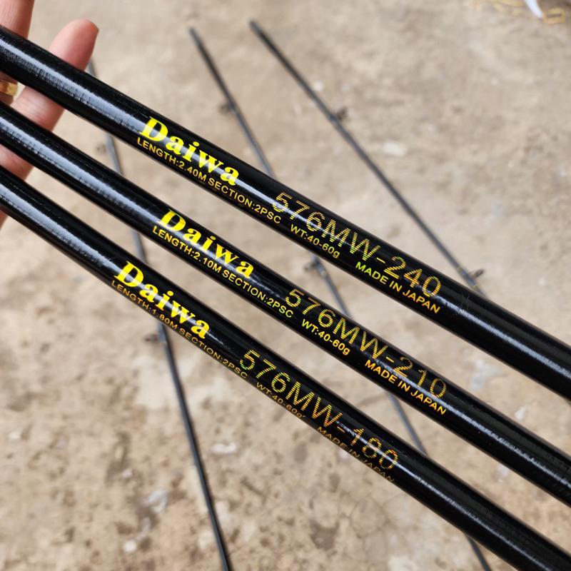 Cần 2 khúc rỗng DAIWA 576 câu lure lăng xê sông chất lượng Hàng loại 2