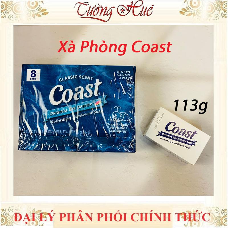 Lốc 8 bánh Xà Phòng Cục Coast Classic Scent 8 Bars - 113g x8 1