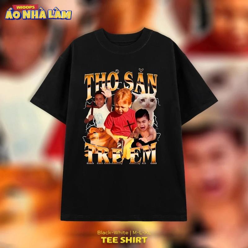 Áo Thun Tay Lỡ Nam Nữ Cotton Unisex , Áo Phông Cổ Tròn Hài Hước  Form Rộng Basic Oversize HUNEE Trend 2024 - Chưa Xỉn - Thợ Săn Trẻ