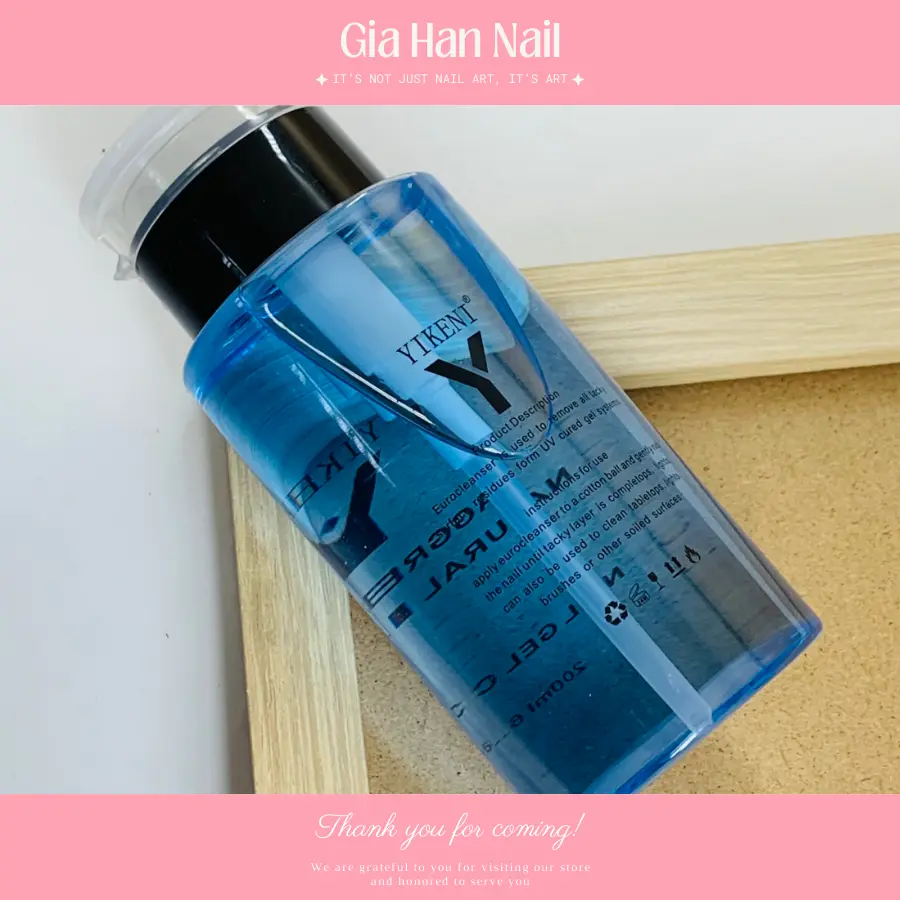 Nước lau gel ,cồn lau gel bình nhấn 200ml - GIA HAN Nail