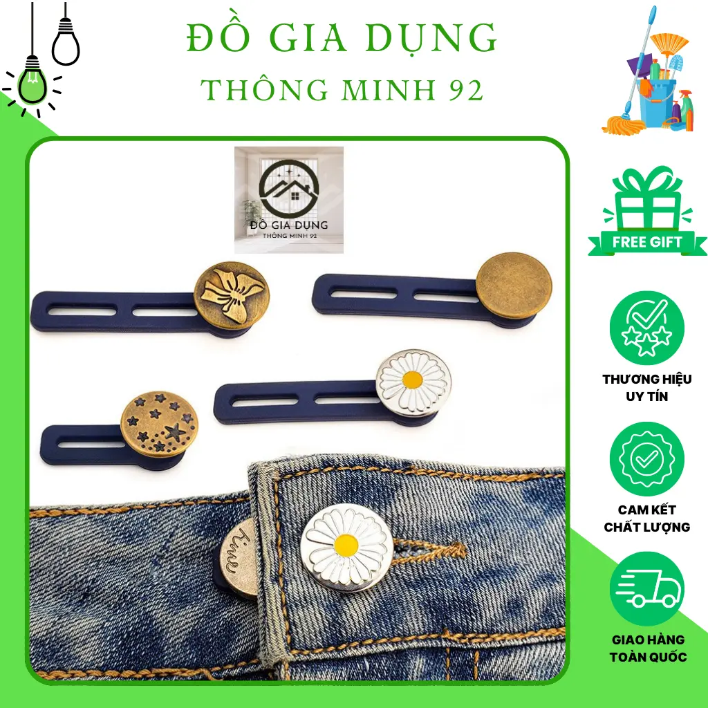Nút Kim Loại Cao Cấp Gắn Mở Rộng Eo Quần Tiện Lợi - Đồ gia dung thông minh 92