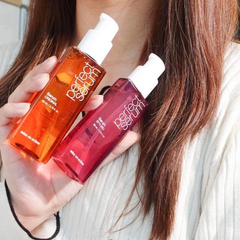 Tinh Dầu Chăm Sóc Tóc Dành Cho Nữ Mise En Scene Perfect Repair Hair Serum 80ml Women Dưỡng Tóc 5