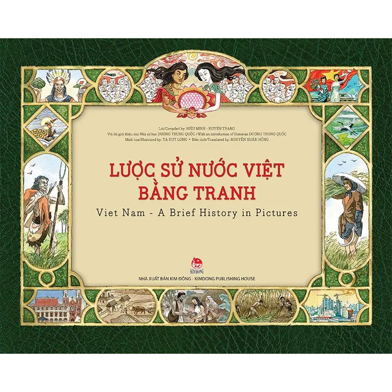 Sách - Lược sử nước Việt bằng tranh Việt Nam - A Brief history in pictures - Nxb Kim Đồng - NXB Kim Đồng