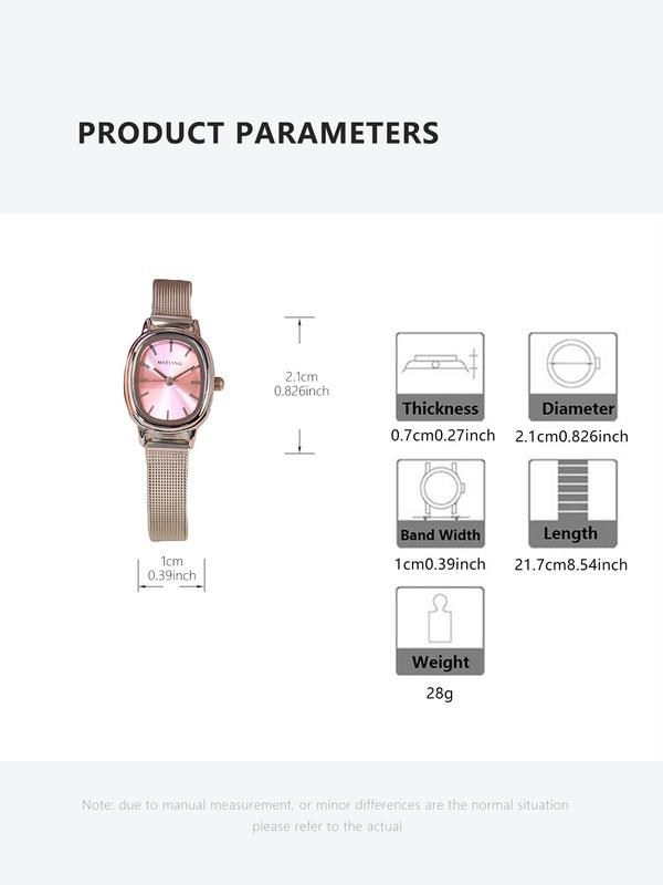 Women's Elegant Fashion Round Dial Analog Quartz Watch, Fashion Watch for Party, Daily Clothing Decor, Trendy All-match & Exquisite Watch for Birthday Gift with Box 1