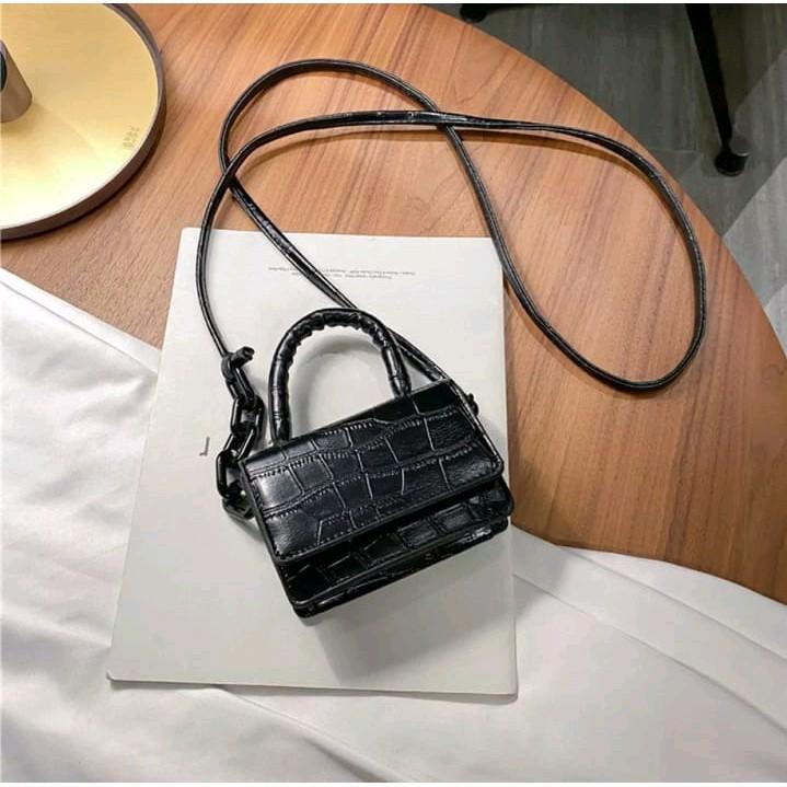 Slingbag Mini Terbaru / Tas Selempang CROCO RANTAI 3