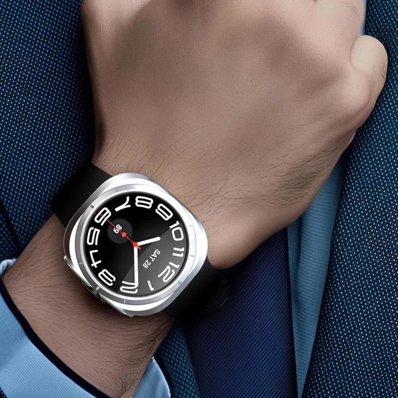 Case for Samsung Galaxy Watch Ultra 47mm PC Protector Luxury CASE Correa for WATCH ULTRA 47MM Full Protective Frame Bumper Cover Accessories Wearable Protection 5