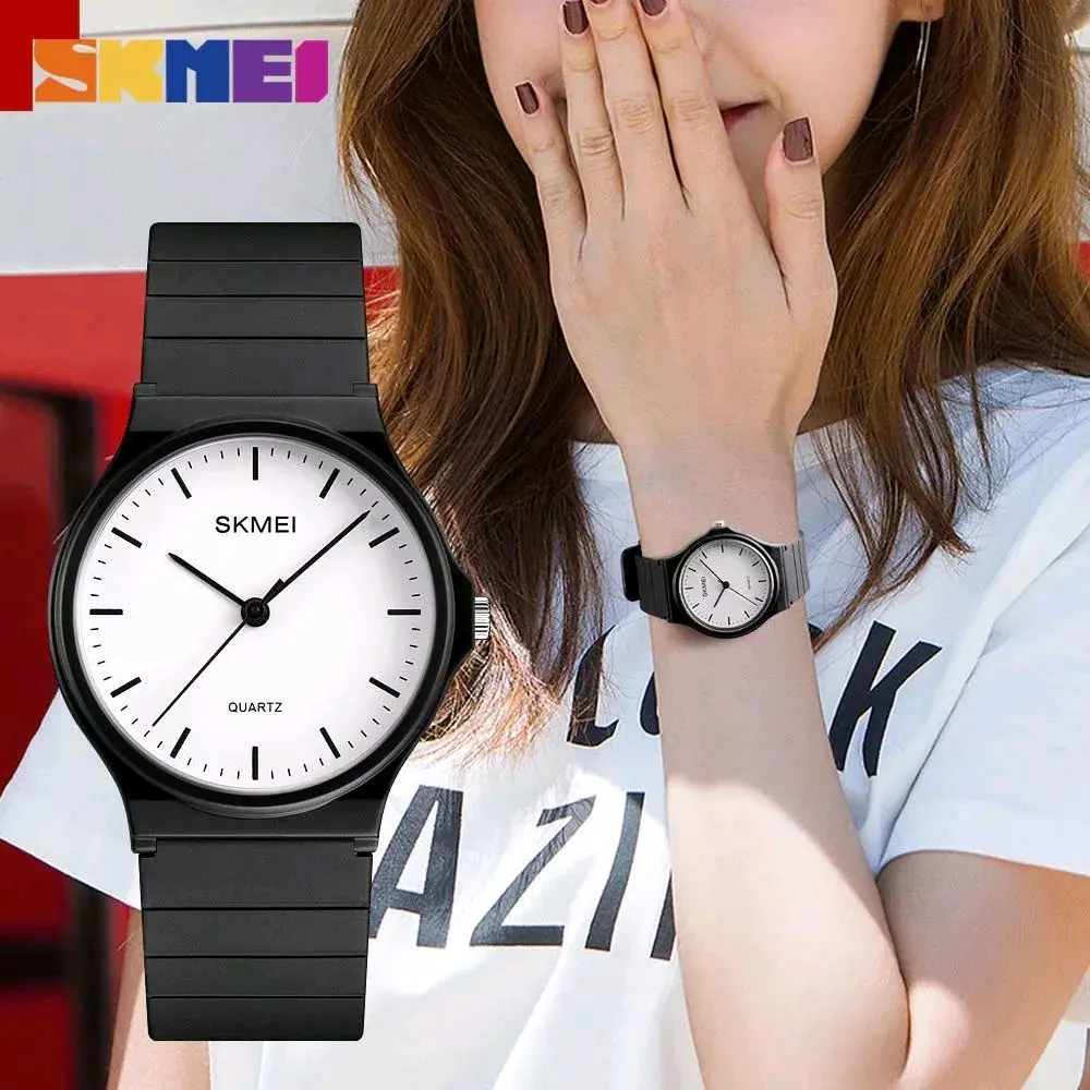 SKMEI analog 1419 | Jam tangan wanita analog strap rubber