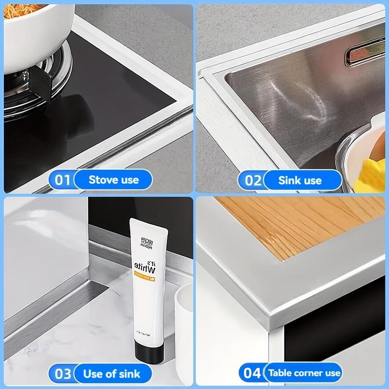 Tear-resistant Aluminum Foil Tape, High Temperature Gap Sealing, Self-adhesive, Oil-proof Sticker 6