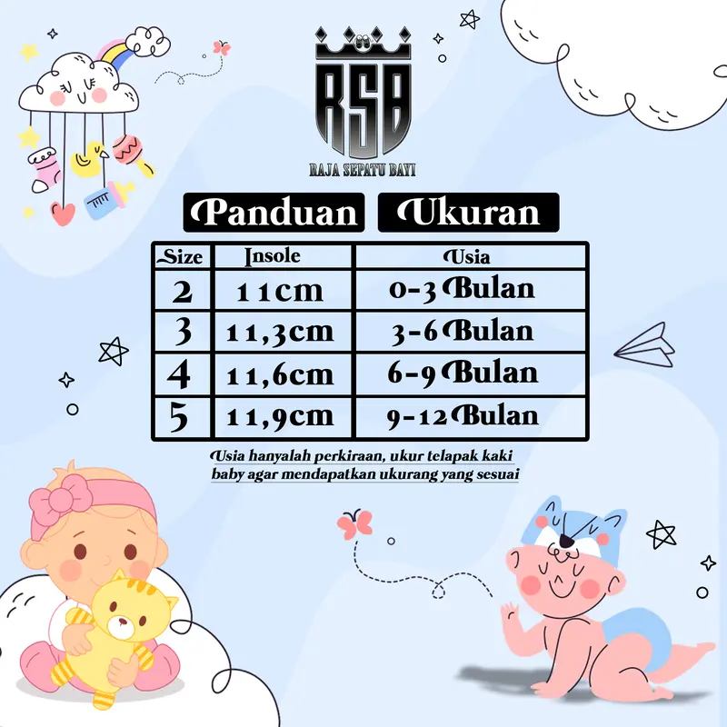 Esic Sepatu Bayi Laki Laki Usia 2 sampai 12 bulan Bisa COD Bayar Di Tempat Kaki Prewalker Perempuan Anak-Anak 5