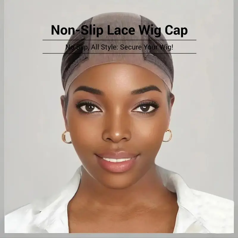 Lace Grip Wig Cap for Women, Non Slip Wig Gripper for Keeping Wigs in Place, Adjustable Wig Cap with Grip Headband, Heatless Styling Tools for Synthetic Hair Extensions, Hair Wigs, Hair Products, Toupee, Pre Bonded Extensions, Clip Hair Extensions 1