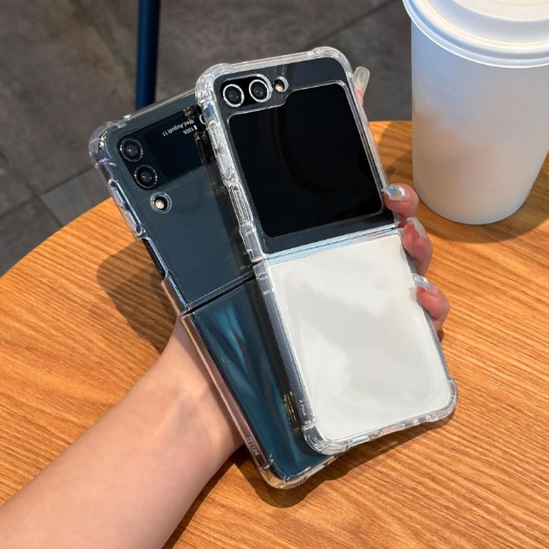  Ốp Điện Thoại Mềm Cho Samsung Z Flip7 6 Samsung Flip 5 4 Ốp Phụ Kiện Bảo Vệ Vỏ Chống Sốc Chống Rơi Ốp Chất Lượng Cao Sang Trọng 