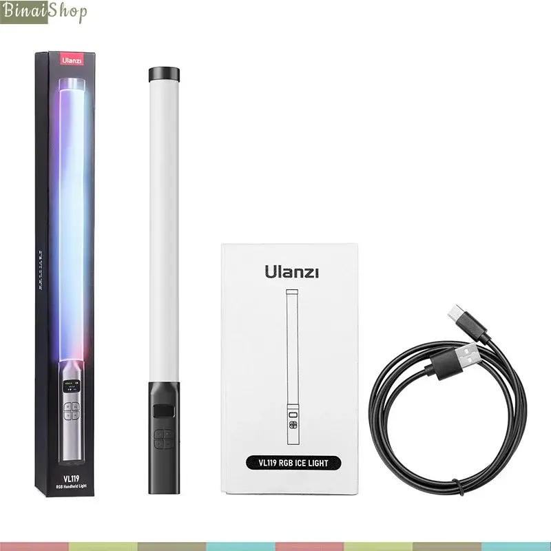 Ulanzi VL119 RGB - Đèn LED Cầm Tay, Dải Nhiệt Màu Rộng, Hỗ Trợ 20 Hiệu Ứng Cho Youtube, TikTok, Phát Trực Tiếp, Review Sản Phẩm 8