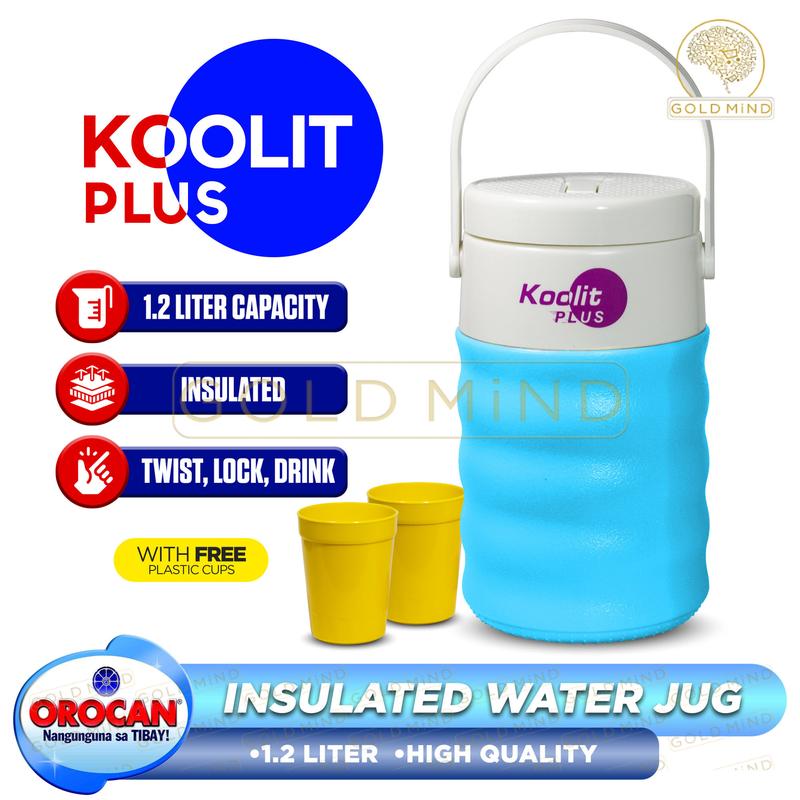 Orocan Water Jug 2 Liters Koolit Plus - Gold Mind - TikTok Shop Philippines