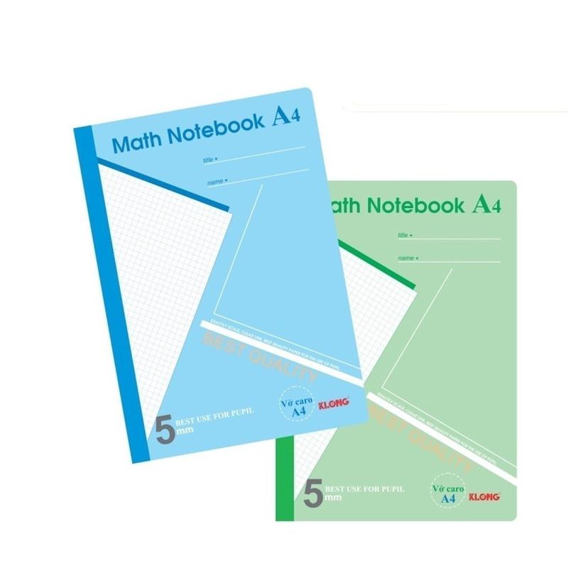 Vở Klong A4 200 trang caro MS 298 Klong - VPPTUEMINH