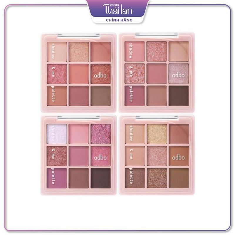 Bảng phấn mắt ODBO Shadow & Me Palette OD2014 9 Ô Phấn Cực Mịn Lên Màu Cực Xinh