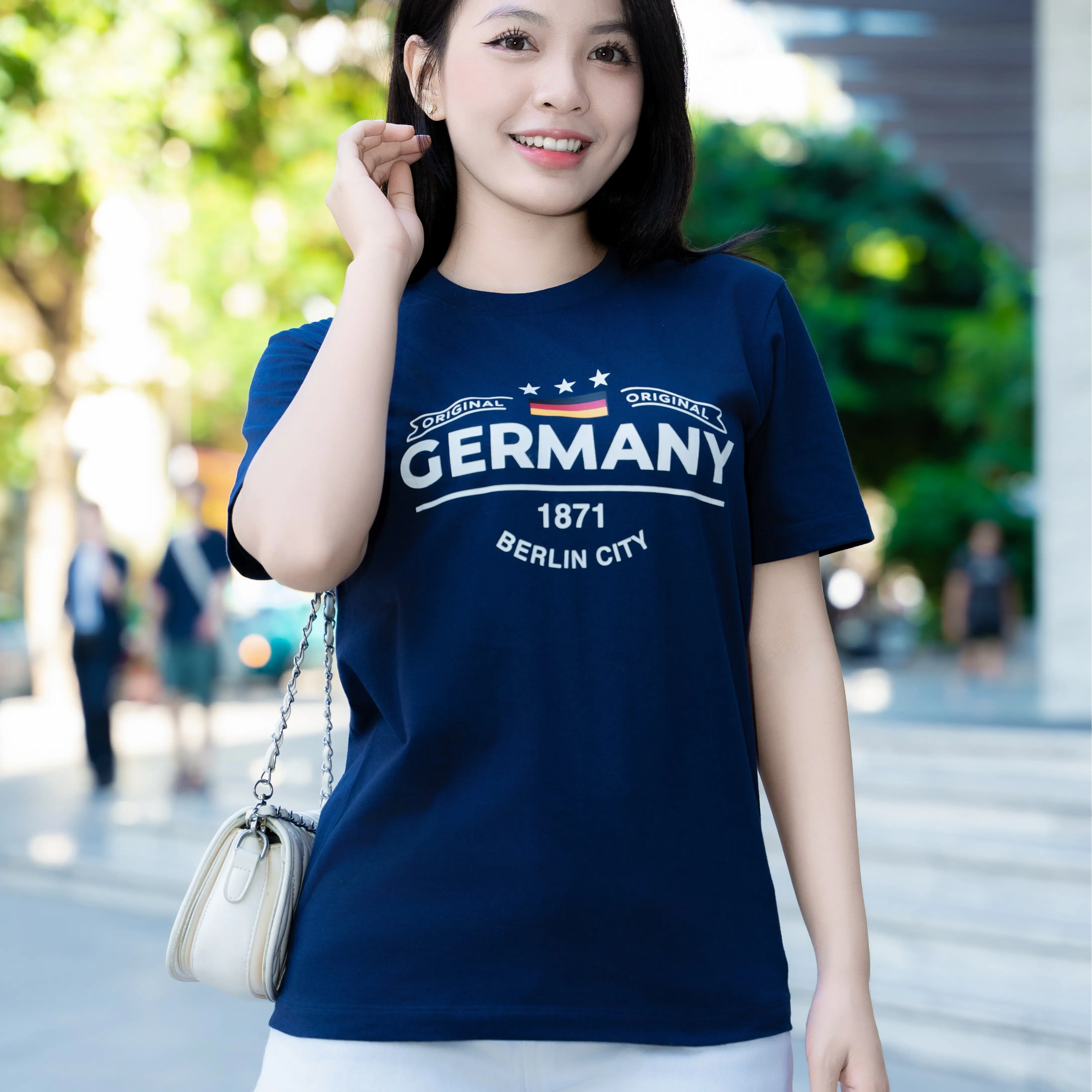 Áo Thun Nữ Nhập Khẩu Thái Lan chất liệu cotton cao cấp (P03-GERMANY)