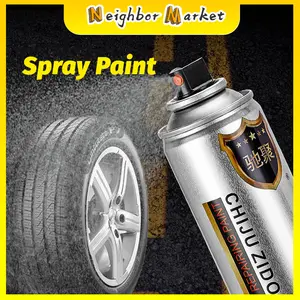READY 350ML*2 Cat Semprot Chrome Sapporo Chrome Spray Paint Anti Karat Warna Stainless Hitam Mengkilap