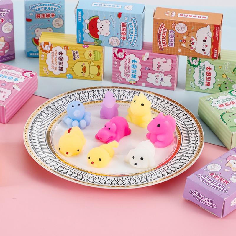 Product Introduction of Cute Cartoon Independent Packaging Blind Bag Pinching Music Slow Rebound Blind Box Surprise Toy Ornaments Squeeze Toy Birthday Party Favors 12