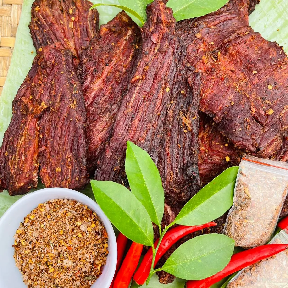 Gói 500g thịt lợn gác bếp chuẩn vị núi rừng tây bắc