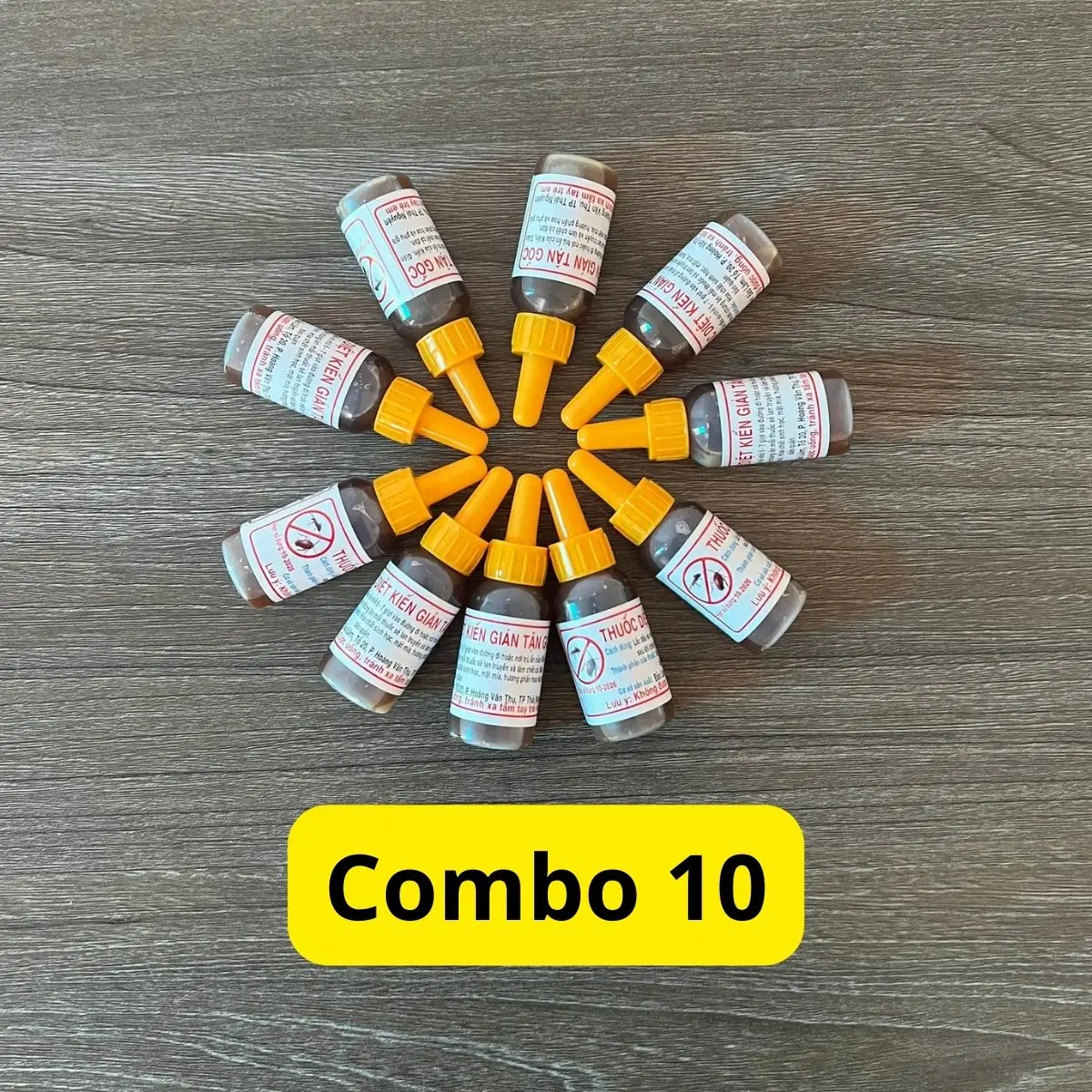 10 Lọ Thuốc Diệt Kiến Sinh Học - Không gây mùi khó chịu