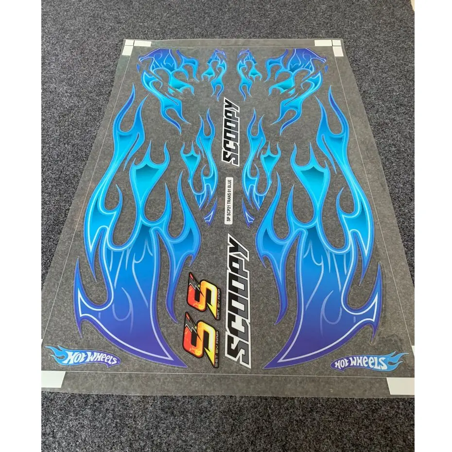 STRIPING SCOOPY TRANSPARAN API STICKER SCOOPY STYLISH STIKER DECAL Motor Honda SCOOPY VARIASI SCOOPY 2017 - 2023 V1 Motor Keren Simple Elegan Motorcycle