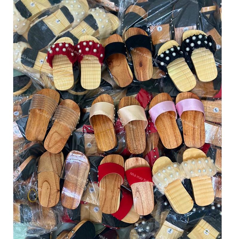 Guốc mộc cho bé gái Bé gái Thoải mái(Nhà may Xuka handmade)