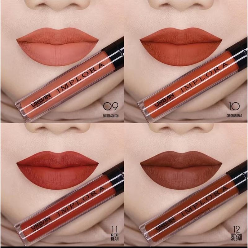 IMPLORA Urban Lip Cream Matte - Pewarna Bibir Tahan Lama - Brown sugar 3