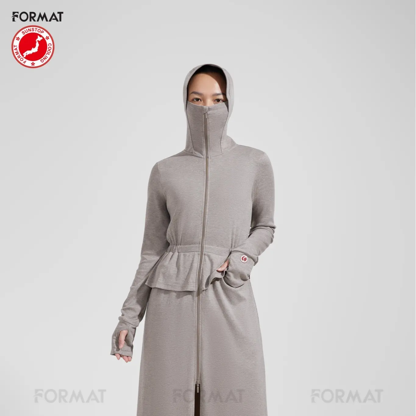 NỮ/Áo chống nắng tà peplum trang trí P1/F9UVC026P 2100006530292