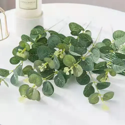 [COD] Zeita - 1pc - DAUN DOLLAR BUNGA PLASTIK PALSU MURAH ARTIFICIAL DEKORASI HIAS 0