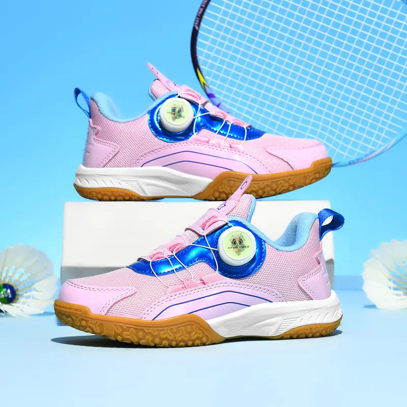 2025 Children's Table Tennis Shoes for Girls Professional Indoor Badminton Shoes for Women Kids