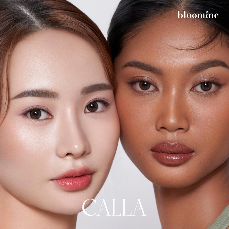 Softlens Bloominc Calla Brown - Soflen Normal, Minus -0.50 s/d -8.00 (2pcs/sepasang) 5