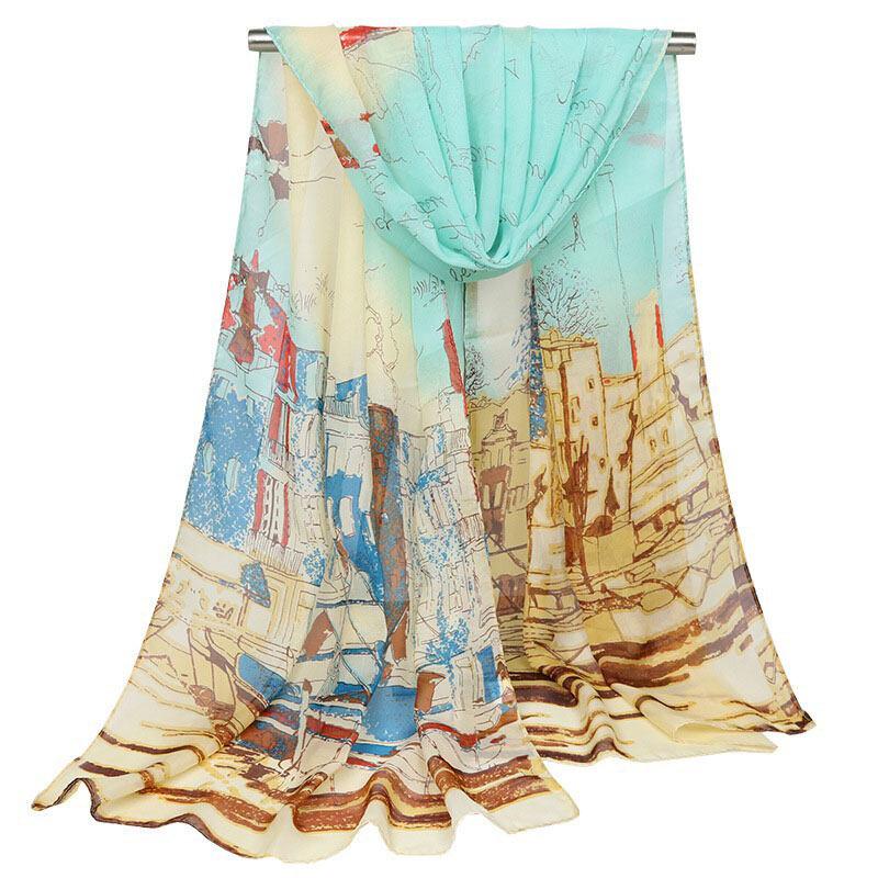 Product Introduction of Khăn Choàng Voan Tức Thì, Parsimonious, 50 * 150cm, Thời Trang Nữ, Khăn Trùm Đầu Hồi Giáo, Turba, WJ1042-11 15