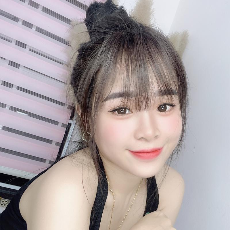 Tóc Giả Tóc Mái Thưa 1 (Nên Duỗi Nhiệt Trước Khi SD) Wig Nữ Tóc Giả 1
