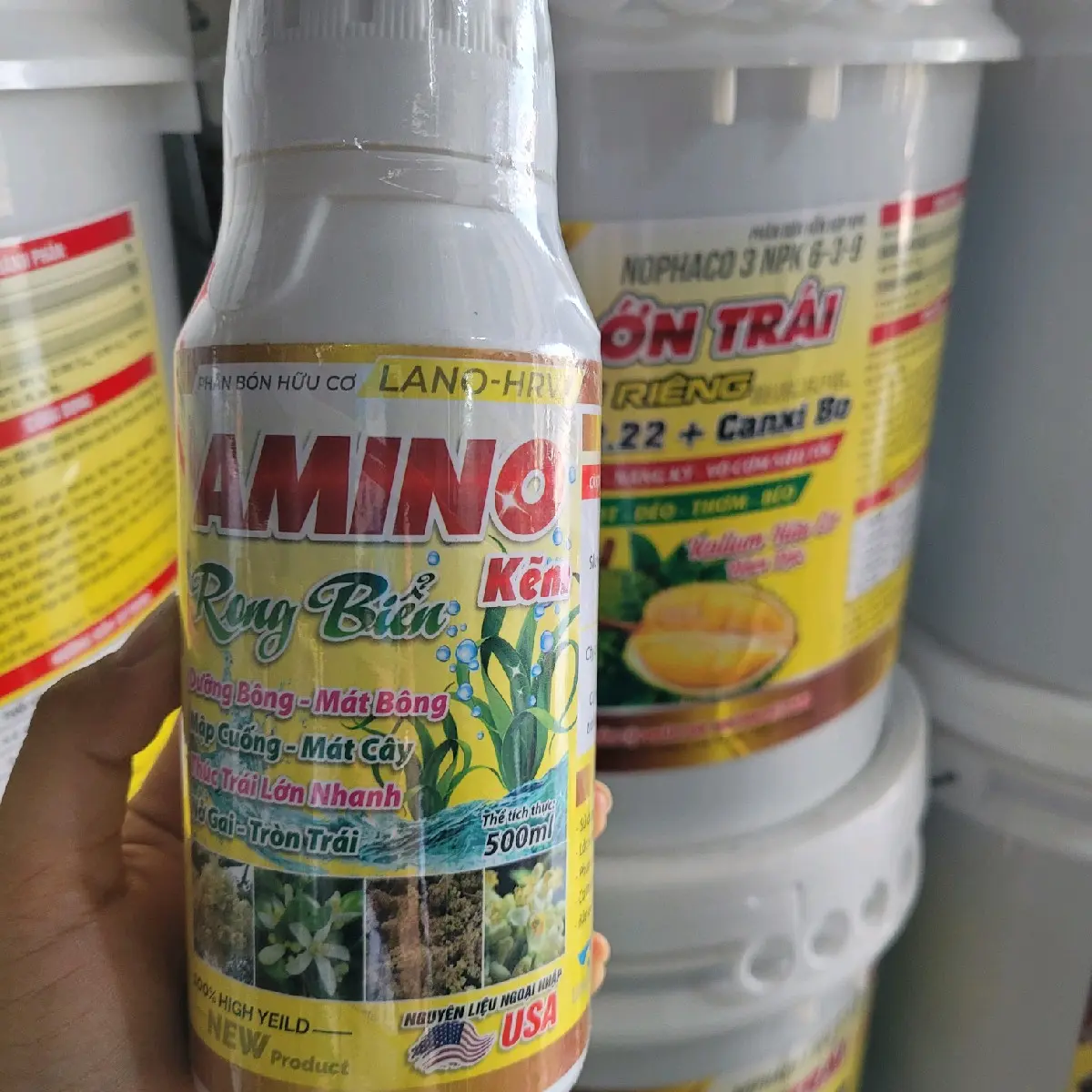 Phân Bón Lớn Trái AMINO Rong BiênBiển 400l