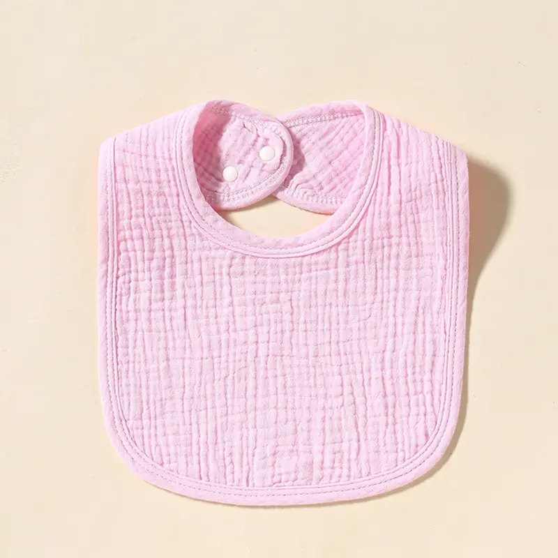 Absorbent 4-layers Muslin Baby Drooling Bib Cotton Burp Clot - TikTok ...