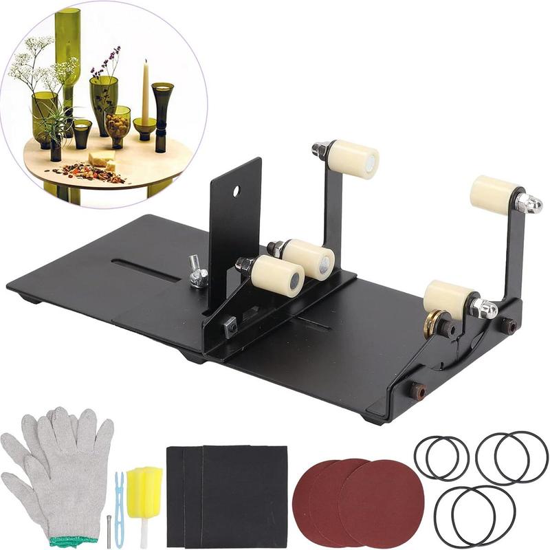 Product Introduction of Glass Bottle Cutter Set, Multifunctional Glass Cutter for Bottles, Multi-Application Glass Cutting Kit for DIY Projects & Home 0