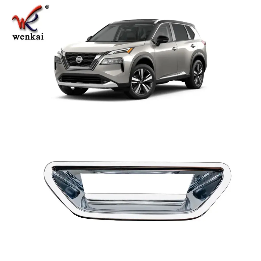 Nắp Tay Nắm Bát Cửa Hậu, Trang Trí, Cho Nissan Rogue X-Trail Từ Năm 2021-2023, Chất Liệu Crôm