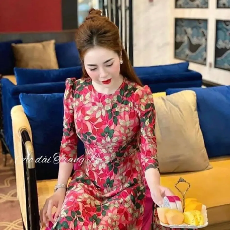 Lụa satin tay bồng vải mềm