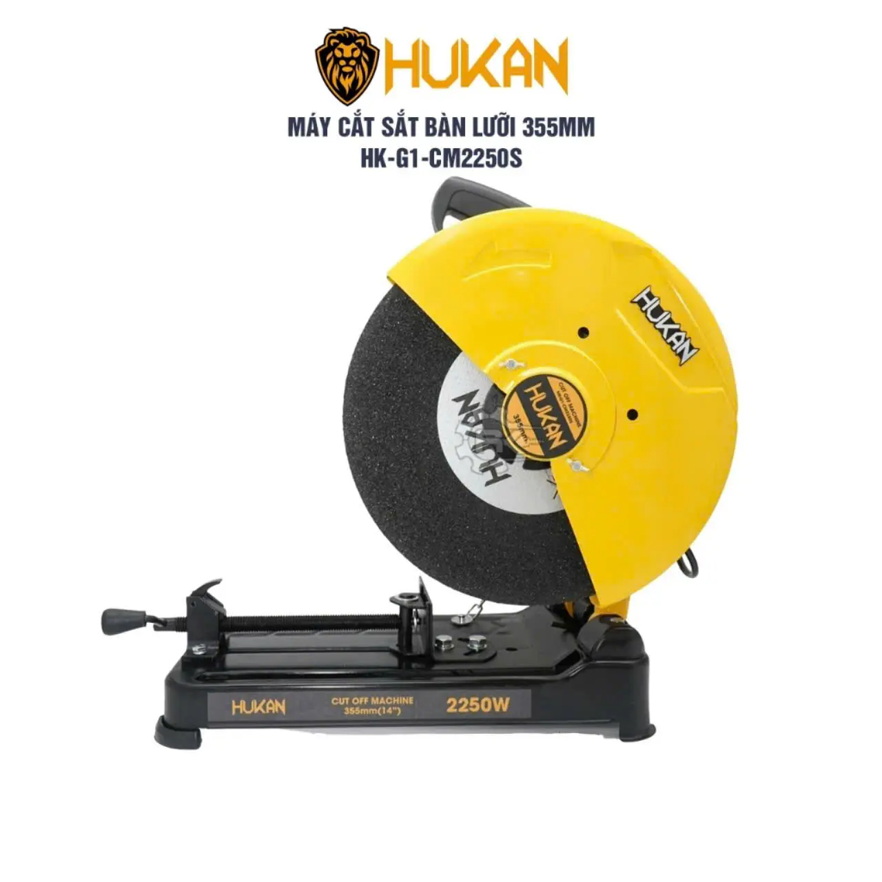 Máy Cắt Sắt Bàn Hukan CM 2250 S Công Suất 2250W Sử Dụng Đá 355mm bảo hành12 tháng