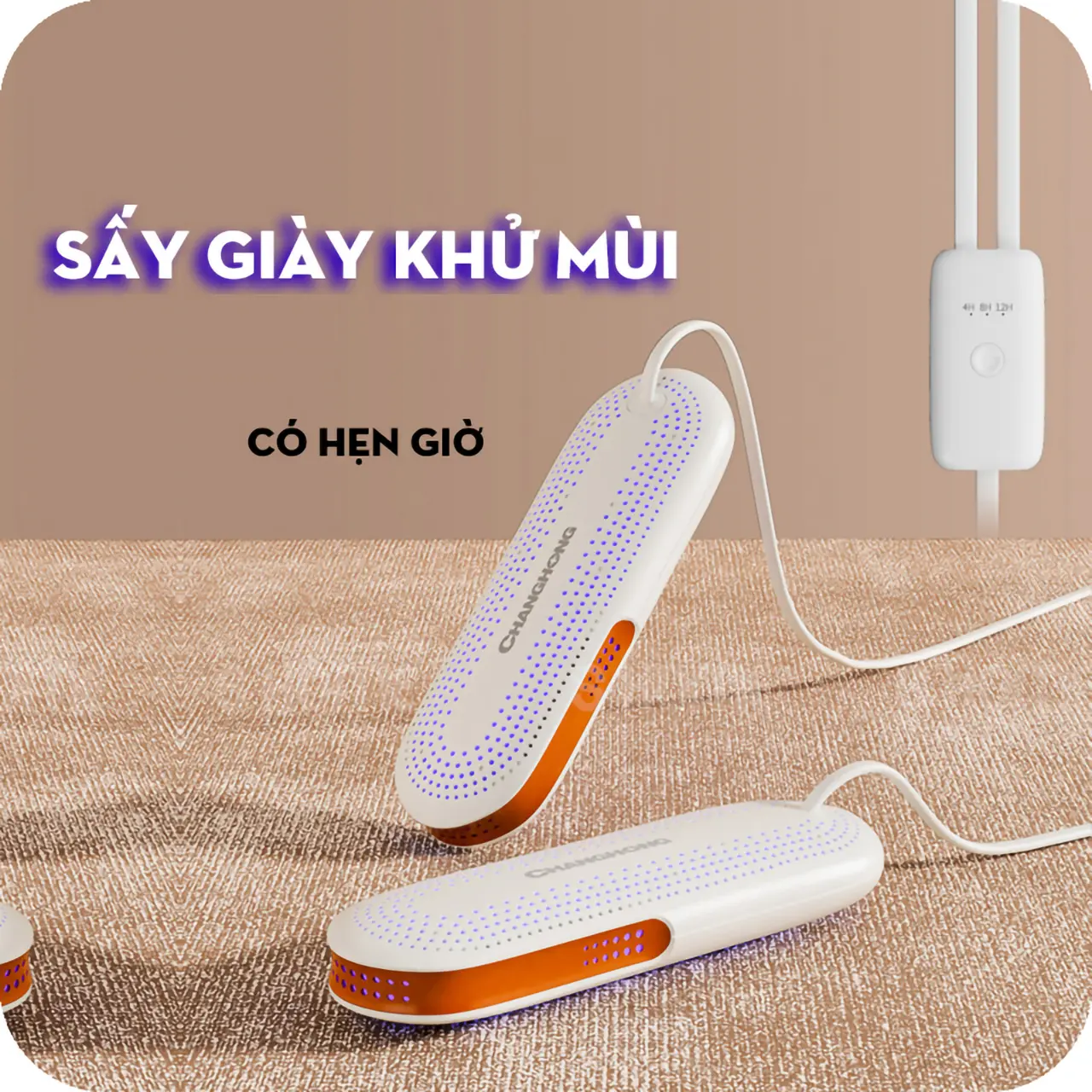 Máy sấy giày đa năng diệt khuẩn, khử mùi giày tất, găng tay